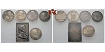 Fast Stempelglanz MEDAILLEN PERSONENMEDAILLEN LOTS 1664 Kleine Sammlung diverser Medaillen, Plaketten und Jetons aus Silber und unedlen Metallen aus dem19./ 20.