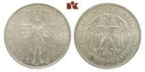 Feine Patina, vorzüglich-stempelglanz 2 1779 3 Reichsmark 1928 D.