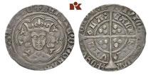 Seite 96 Künker elive Auction 42 EUROPÄISCHE MÜNZEN UND MEDAILLEN GROSSBRITANNIEN / IRLAND ENGLAND 502 Henry VI, 1422-1461. 1/2 Penny o. J.