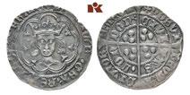 Hübsche Patina, sehr schön-vorzüglich 1 504 Henry VI, 1422-1461. Groat o. J. (1435/1438), London. Leaf on breast. Seaby 1897.
