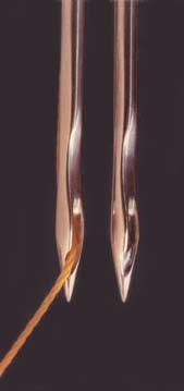 Stichtyp Bei der Verarbeitung von Polstermöbeln wird vorwiegend der Doppelsteppstich (Stichtyp 301) für Schließ- und Absteppnähte sowie Kedernähte eingesetzt.