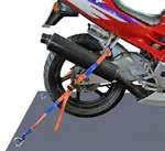 Verzurrtechnik - Sicherung Motorradsicherung (nach EN 12195-2) Das SHZ-Schnellverzurrsystem für Motorräder bietet optimalen Schutz beim Transport von Zweirädern auf Fahrzeugen oder Anhängern.