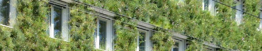 Lenkung, Blickschutz Beitrag zum städtischen Grün Artenvielfalt Lärmreduktion Innerhalb und außerhalb des Gebäudes Aufenthaltsund