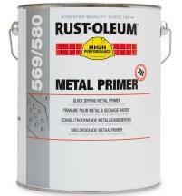 Metall ROSTSCHUTZ-GRUNDIERUNGEN RUST-OLEUM 569 / 580 Dauerhafte Instandhaltung in einem Tag Ausgezeichneter Primer für konventionelle Beschichtungssysteme Für blanken
