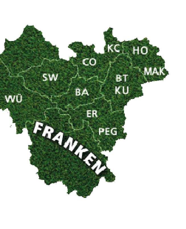 Landkreise in Ober-, Unterund