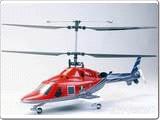 4G Arttech, 413268 Sehr grosser Scale Koaxhelikopter Red Wolf (Bell222/Airwolf) OUTDOOR tauglich.