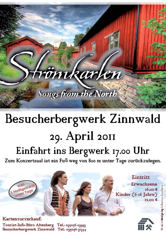 06. April 2011 ALTENBERGER BOTE onzert im Bünaustollen Veranstaltungen Anzeige(n) Am Freitag, dem 29.