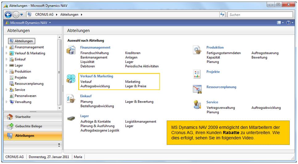 6 Einführung in MS Dynamics NAV 2009 Controlling und Reporting 113 Bei der Interaktion mit den Kunden des Unternehmens kann durch ein CRM-System beispielsweise eine automatisierte Auswahl der