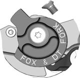 FOX-DT Swiss Gabeln Wichtig: Bitte vergewissern Sie sich, dass der Lockout der SRAM/RockShox Gabel nach dem Transport des Bikes korrekt aktiviert ist.