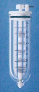 51 ZETRIFUGENGLAS, Durchmesser 24x158mm für Schwefelsäurebestimmung in einem Chrombad Inhalt Teilung Schliff Ansatz Art.Nr.