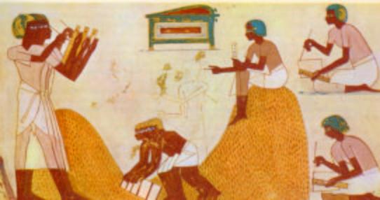 3400 Jahre alte Wandmalerei in