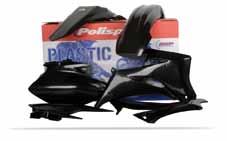 Polisport plastikkits In Plastik Kit`s von Polisport sind inkludiert: - Kotflügel vorne - Kotflügel hinten - Seitenpanele - Kühlerabdeckung - Startnummerntafel - je nach Ausführung auch
