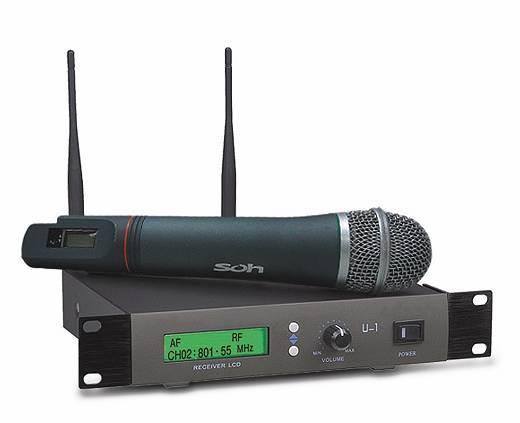 Preis: 20,- / Tag SOH-U1 Funkmikrofon Reichweite bis 100 m 12 schaltbare Übertragungskanäle, 8