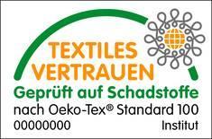 Oeko-Tex Standard 100 Der Oeko-Tex Standard 100 ist ein freiwilliges, weltweit einheitliches Prüf- und Zertifizierungssystem für textile Roh-, Zwischen- und Endprodukte aller Verarbeitungsstufen.