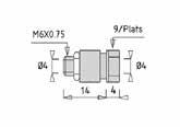 Perçage - Bohrung : Driling - Perçage - Bohrung : ø + 0,1 ø + 0,1 Type Type 11 Type uninsulated ø 4 socket, press-in fixing douille ø 4 non isolée, fixation