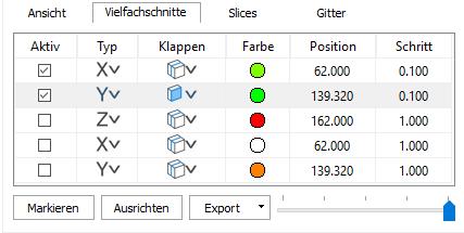 Wie bei fast jedem Programm lassen sich auch hier die einzelnen Schritte wieder rückgängig machen oder wieder