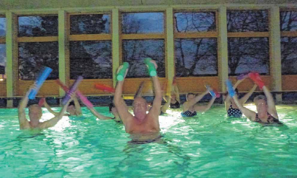 6 PrimA Spaichingen Aus den Vereinen Lebensretter bieten Wassergymnastik Seit nunmehr 13 Jahren bietet die DLRG-Ortsgruppe Kurse in Wassergymnastik an.
