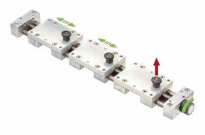 The flexshaft enables the positioning of the hand wheel independent of the installation position of the linear unit. Distance of 500 mm and offset by 85? No problem!