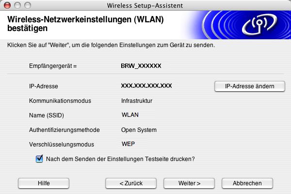 Schritt 2 Druckertreiber installieren Wenden Sie sich an Ihren Netzwerkadministrator, wenn Sie die Authentifizierungs- und Verschlüsselungseinstellungen Ihres Netzwerkes nicht kennen.