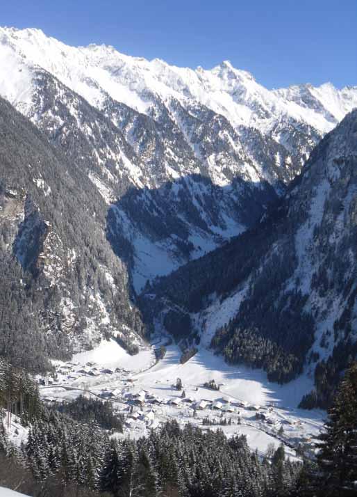 32 33 Tourentipps Winter Skitouren Ginzling ist Ausgangspunkt für eine Vielzahl an interessanten hochalpinen Skitouren zu den höchsten Gipfeln im Hochgebirgs-Naturpark Zillertaler Alpen.