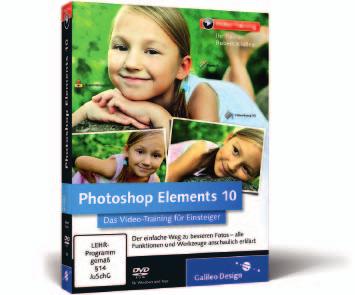 Video-Lektionen Video-Lektionen Auf der Buch-DVD finden Sie einige Video-Lektionen aus dem Video-Training»Photoshop Elements 10.