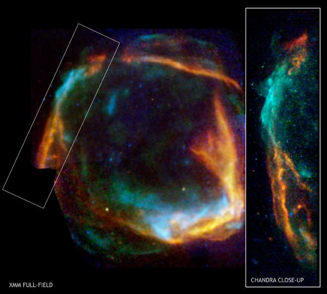 Überrest der Supernova
