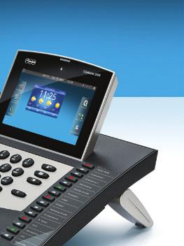 SCHnUrGEBUnDEn COMfortel 3200 / 3500 VOIP Touch- Display COMfortel 3200 COMfortel 3500 Die Hybrid-Sensation jetzt auch für Einsteiger Ein VoIP-Telefon, das auf System-Festlegungen pfeift und die