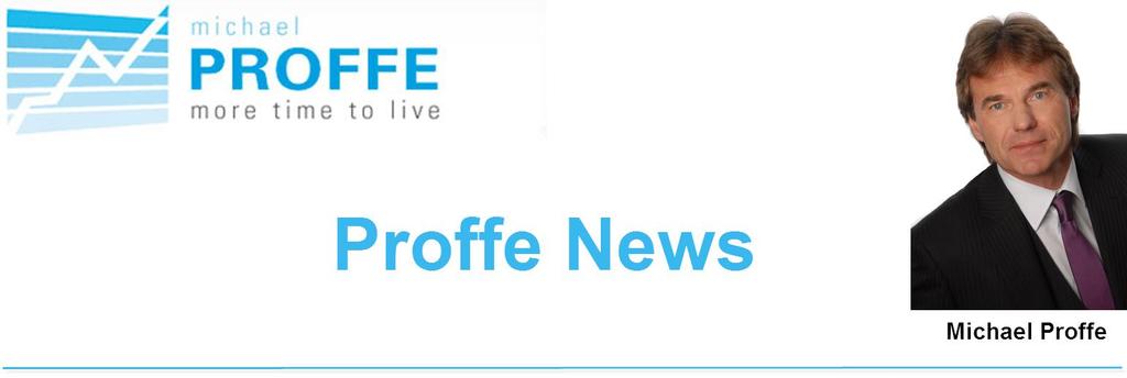 2013-38 09. Okt. 2013 Liebe Leser, ich heiße Sie herzlich willkommen zu einer neuen Ausgabe der Proffe News 2013. Kapital aus aller Welt strömt weiter nach Deutschland.