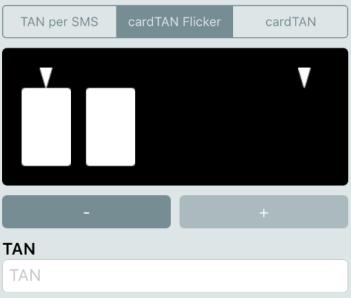 Autorisierungsverfahren und zeichnen den Auftrag mittels einer generierten TAN: TAN per SMS: Wählen Sie