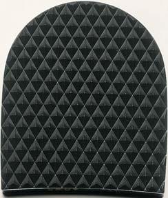 . schwarz / black 10, 11, 12, 13, 14 Lady Super Topline PU-Absatzfleck mit Beschichtung, 5,5 mm, VE 25 Paar