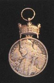 Obr. 9: Strieborná medaila Koruny kráľa Zvonimíra