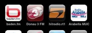 Beispiele für App-Angebote von Radiosendern Übersicht