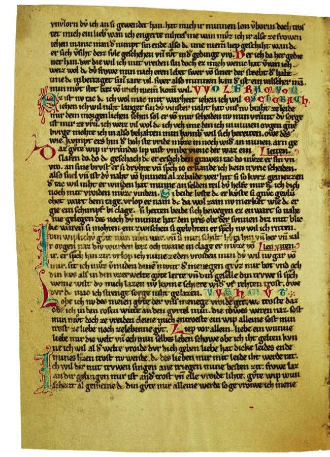 Zur Zeit Karls des Großen bekam die Schrift in der Verwaltung des Reichs eine zunehmende Bedeutung - und damit auch die Kirche als einzige In titution, in der viele Mönche chreiben konnten.