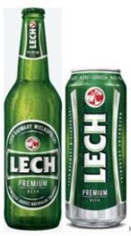 Lech http://lech.pl/ Lech ist ein Premium-Pils, das in einer grünen Flasche gereicht wird und mit 5,2% Alkohol überdurchschnittlich stark ist.