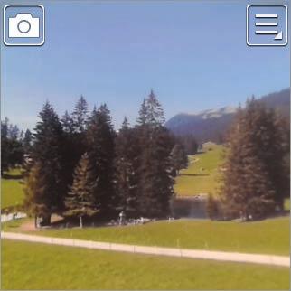 Anwendungen Kamera Mit dieser Anwendung können Sie Fotos oder Videos aufnehmen. Auf der Gear können bis zu 50 Fotos und 9 Videos gespeichert werden.