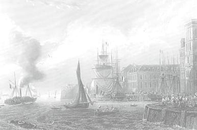 SCHIFFSPOST 219 INTERNATIONAL SHIPMAIL Havre Harbor Los-Nr Mi.-Nr. Ausruf 1196. 6 FRANCE: 1847, folded letter from BALTIMORE Md. 12.AUG.