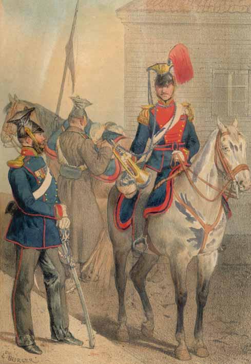 - Ulanen, Tafel 23 - imago militaris Hermann v. Guretzky-Cornitz. Geschichte des 1. Brandenburgischen Ulanen-Regiments (Kaiser von Russland) Nr. 3.