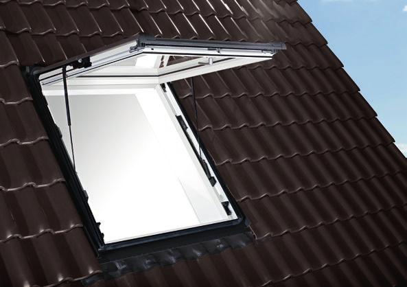 Dachfenster Besondere Anwendungsfenster Designo R8 Wohnsicherheitsausstieg WSA Dachfenster mit Standardmaß in Kunststoff und Holz Die Vorteile im Überblick Schneller Einbau durch umfassende