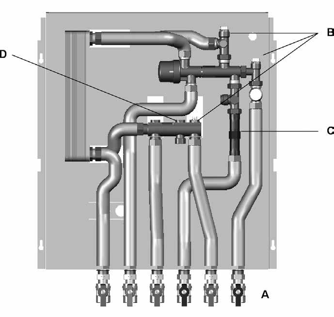 Komplettierung Montage eines Wärmezählers Grundsätzlich darf r Wärmezähler erst nach m Spülen r gesamten Heizungsanlage montiert wern.