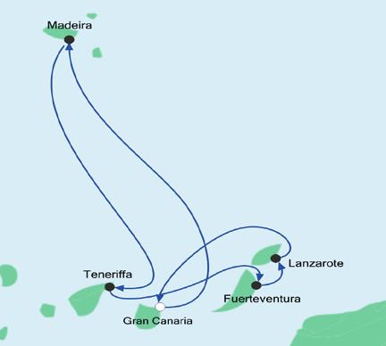 049,- Teneriffa Lanzarote Fuerteventura Gran Canaria : Flug ab/bis Hamburg Transfers Flughafen