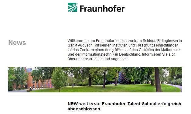 Vernetzungsbeispiele 5. Beispiel Fraunhofer Talent-Schools und Ingenieur Akademie Bis Ende 2010 bundesweit mindestens zehn Junior-Ingenieur-Akademien und 20 Talent-Schools.