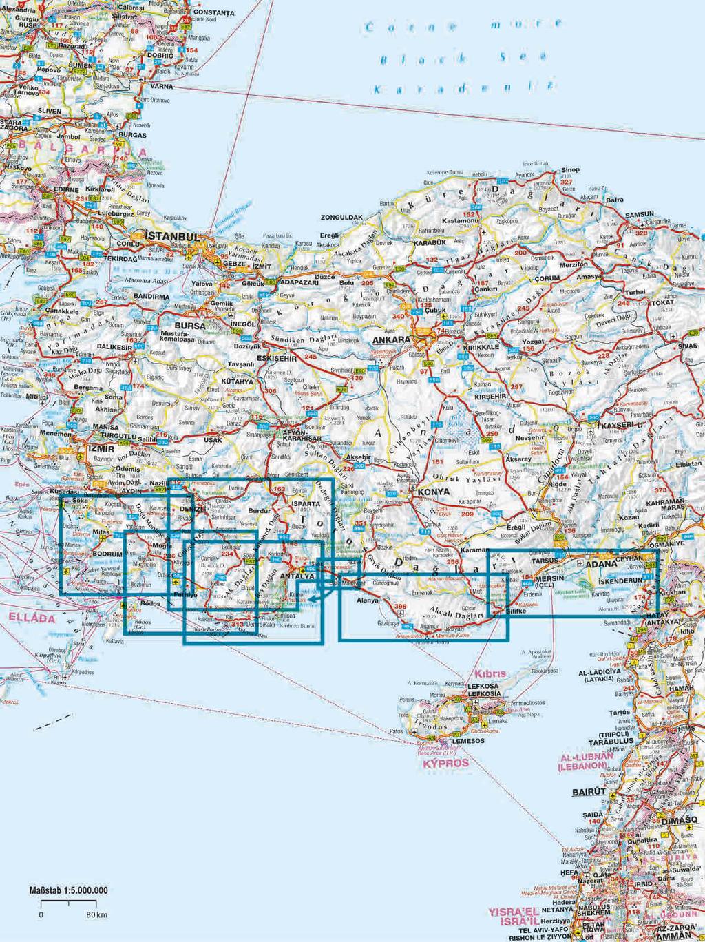 Antalya und Umgebung 80 97 Bodrum u.