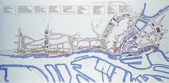 86 SPU REN DER GESCHICHTE 87 Die HafenCity ein geschichtlicher Ort Auf der ganzen Welt werden frühere Hafengelände als Büro- oder Wohngebiete oder als Tourismusorte neu entwickelt.