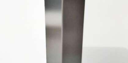 Edelstahl matt, dreifach gekantet corner protection angle 50 x 50 mm, stainless steel