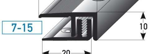 Extra screws, see section 12. 257 APL-Abschlussprofil 7-15 mm, gebohrt APL-end 7-15 mm, drilled Extra Schrauben siehe Abschnitt 12. Extra screws, see section 12. SB-Pack incl.
