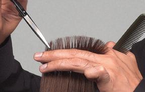 CUTTING ESSENTIAL SHAPES GRUNDLAGENSCHNITTE Vertiefe dein Verständnis der Grundlagen eines Haarschnitts, seiner Techniken und Hintergründe und verinnerliche methodisches Arbeiten.
