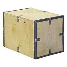 Verpackung VERPACKUNG 50 Sperrholzkisten VERPACKUNG NO-NAIL Boxes, die leichte und extrem stabile Sperrholzfaltkiste geeignet für Seefracht, Luftfracht, Strasse und Bahn