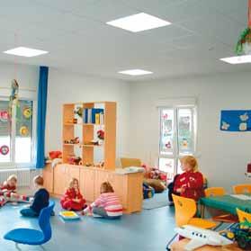6 Klassenzimmer und Büroräume u Broschüre planara LED planara planara LED nur Licht mit LED mit Tageslichtregelung Qualitäts-LED mit höchster Lichthomogenität hohe Farbwiedergabe (Ra>80)