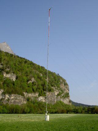Windmessung mit 50-Meter Masten