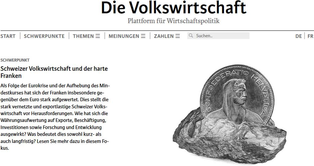Vor-/Nachteile starke Währung: Liechtenstein und CHF www.